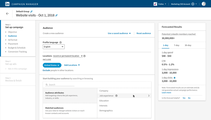 LinkedIn Kampagnen-Manager LinkedIn Kampagnen-Manager