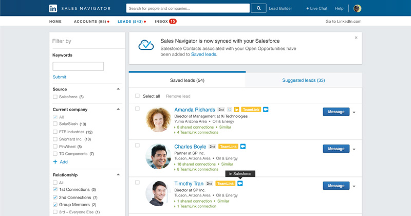 LinkedIn Sales Navigator LinkedIn Sales Navigator