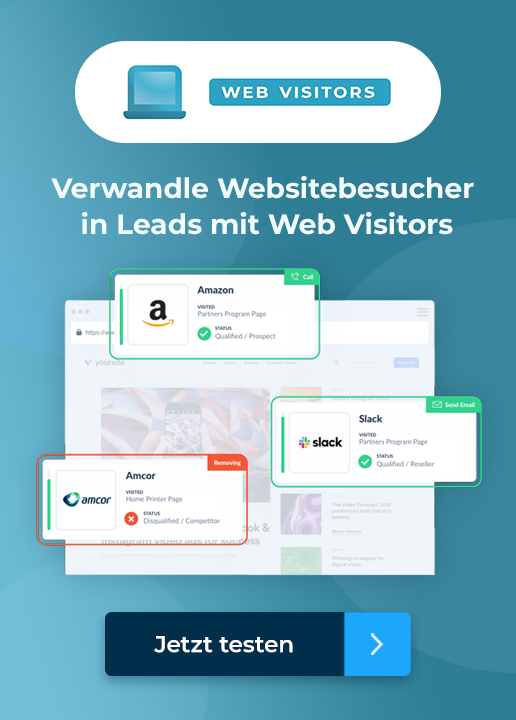Web Visitors kostenfrei testen