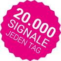 20.000 Signale täglich 20.000 Signale täglich
