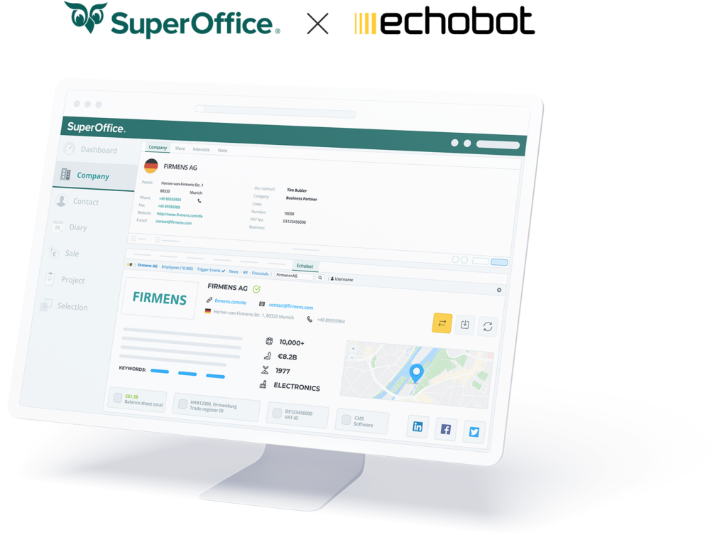 SuperOffice X Echobot