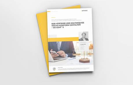 Whitepaper: B2B-Vertrieb und Kaltakquise DSGVO-konform gestalten - so geht's!